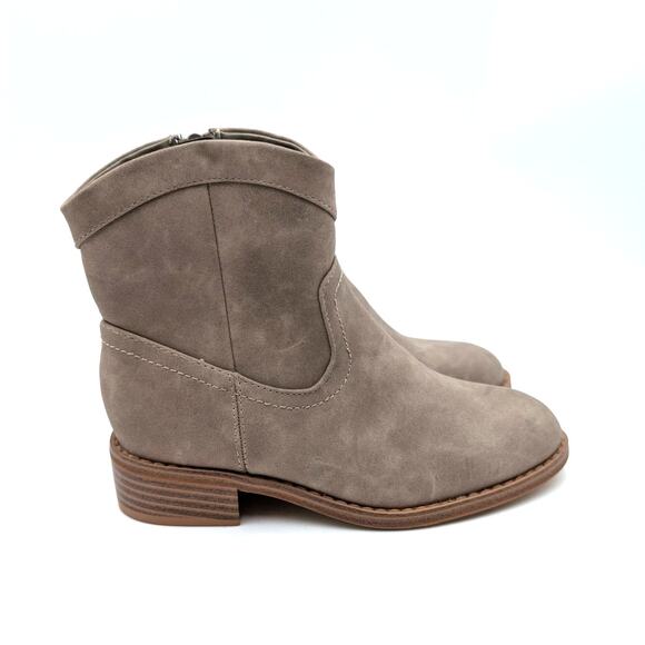 Nordstrom Rack Valen Ankle Boots Side Zip Kids Girls Brown Size US13M EU31 - Picture 3 of 9